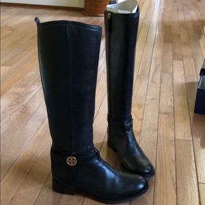 Tory Burch Bristol Riding Boot- Equestrian Calf
